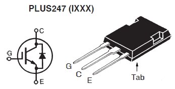 IXGX55N120A3H1, IGBT-транзистор, 1200 В, 55А